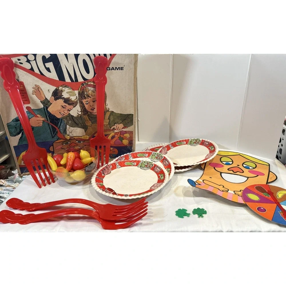 Vintage 1968‎ Schaper Big Mouth Game Classic Retro Family Game Original Box